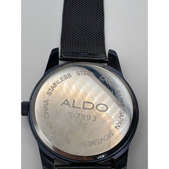 Aldo Men's Multi-Function Black Mesh Watch - S-7893 - Picture 2 of 8
